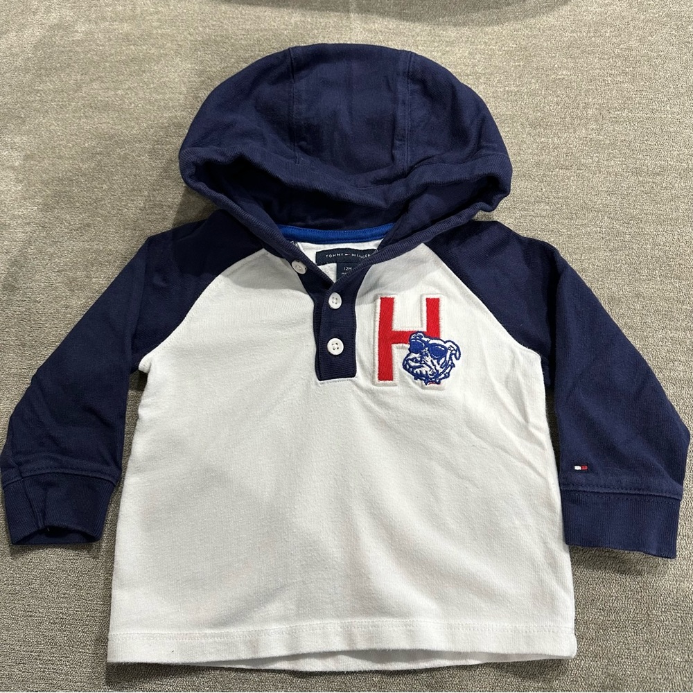 Toddler Boy Tommy Hilfiger Long Sleeve Shirt 12 months